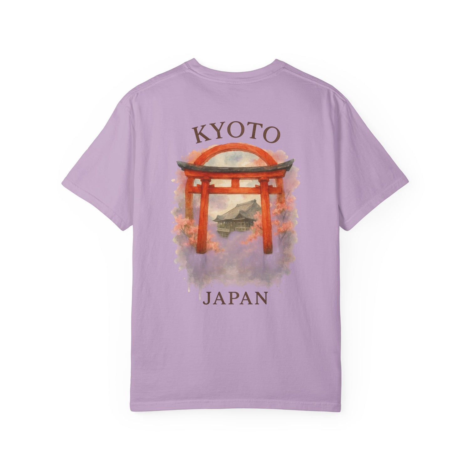 Kyoto Japan Graphic T-Shirt - Unisex Garment-Dyed Tee