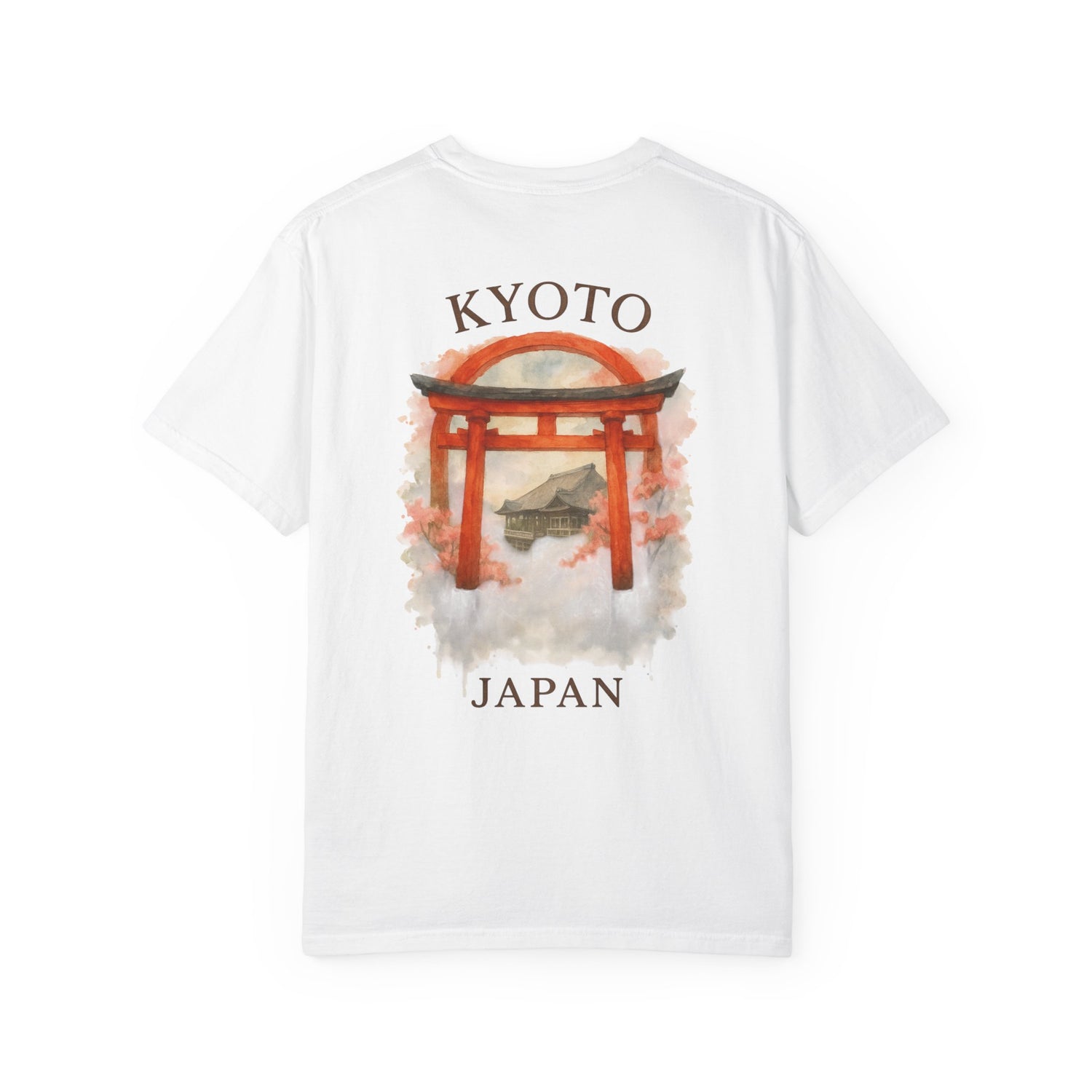 Kyoto Japan Graphic T-Shirt - Unisex Garment-Dyed Tee