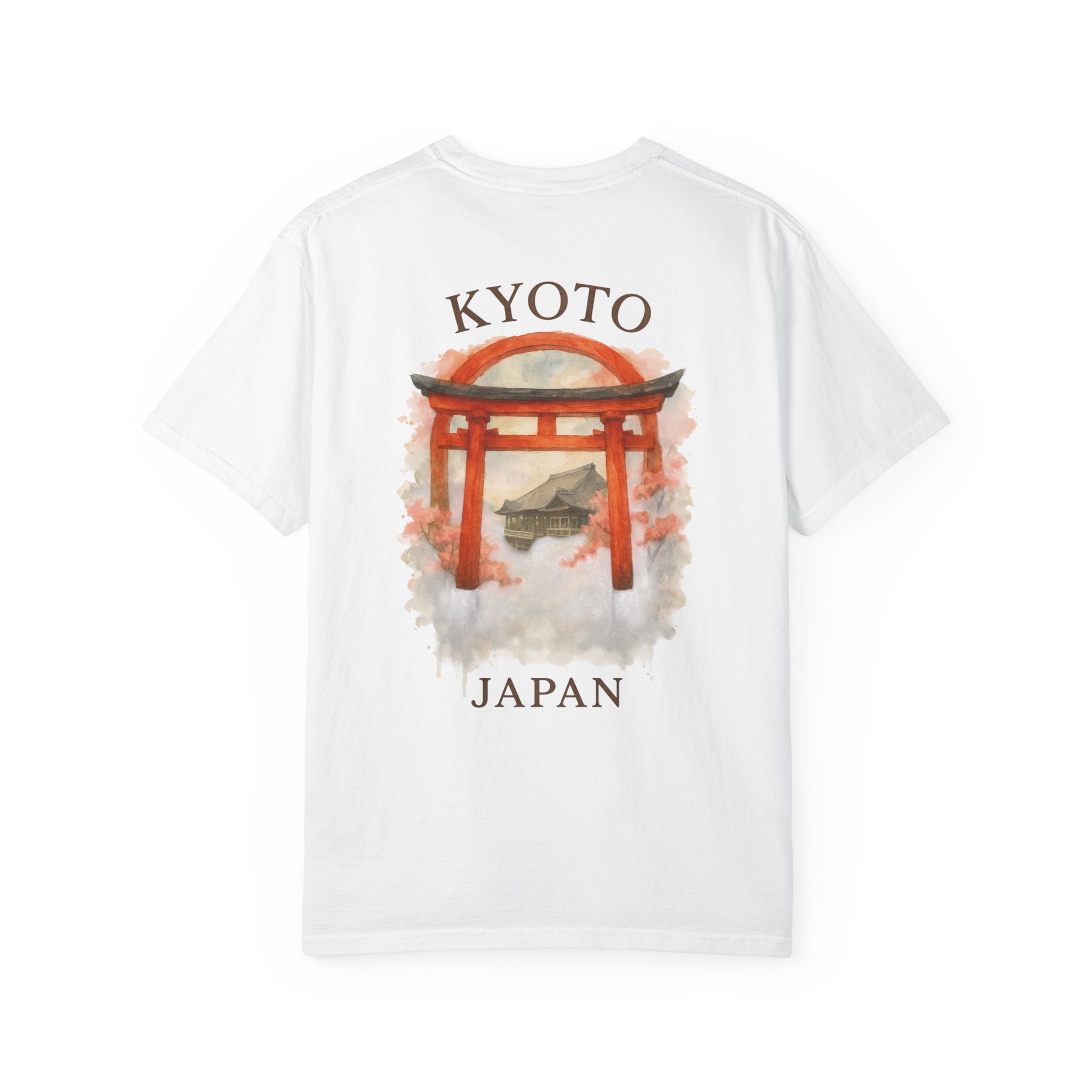 Kyoto Japan Graphic T-Shirt - Unisex Garment-Dyed Tee