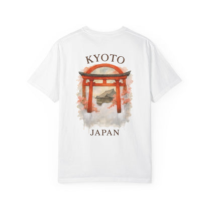 Kyoto Japan Graphic T-Shirt - Unisex Garment-Dyed Tee