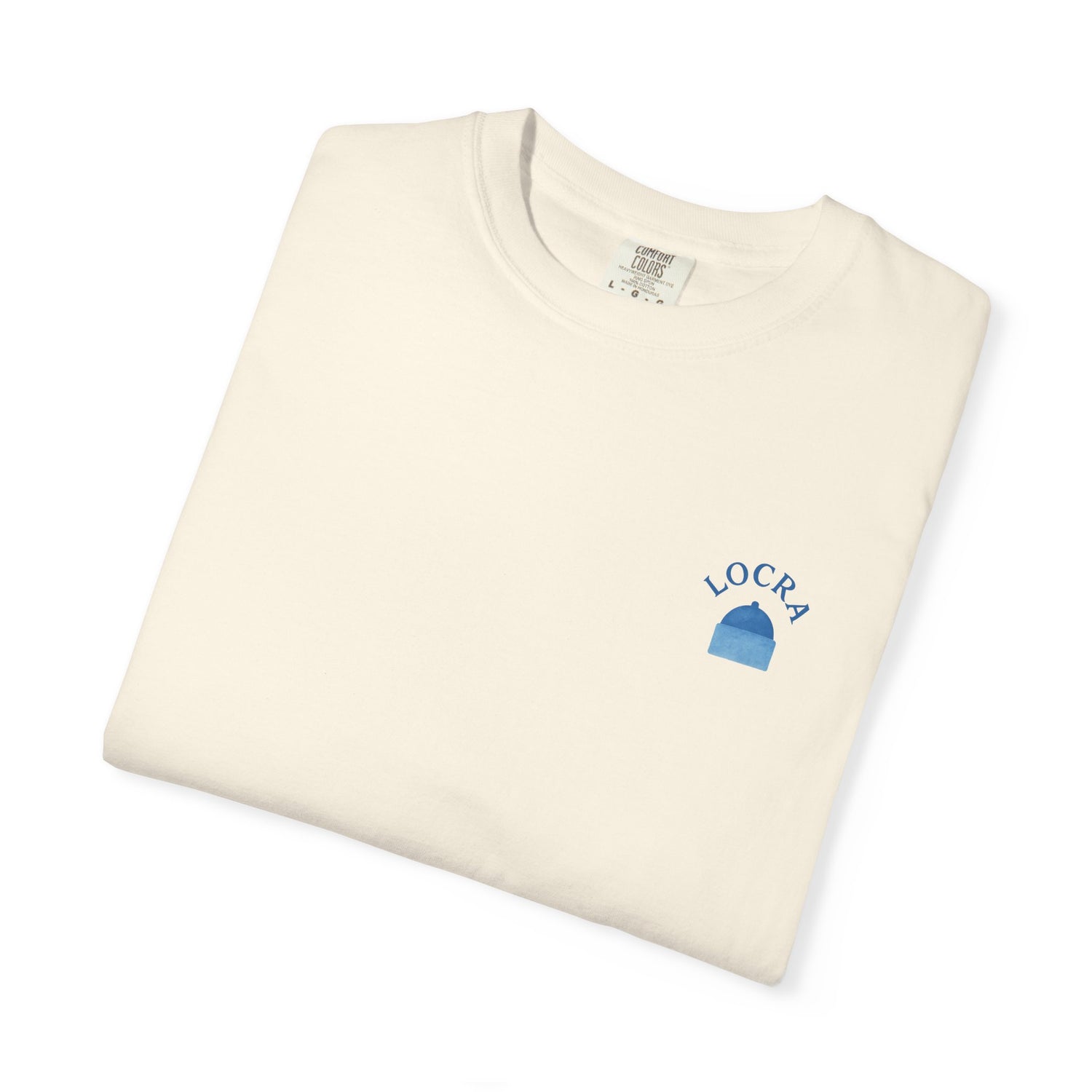 T-Shirt Santorini Greece for Locra Unisex Garment-Dyed