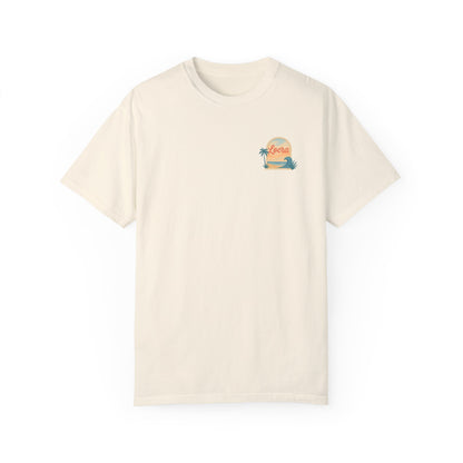 Watercolor Locra T-Shirt - Santa Monica Beach