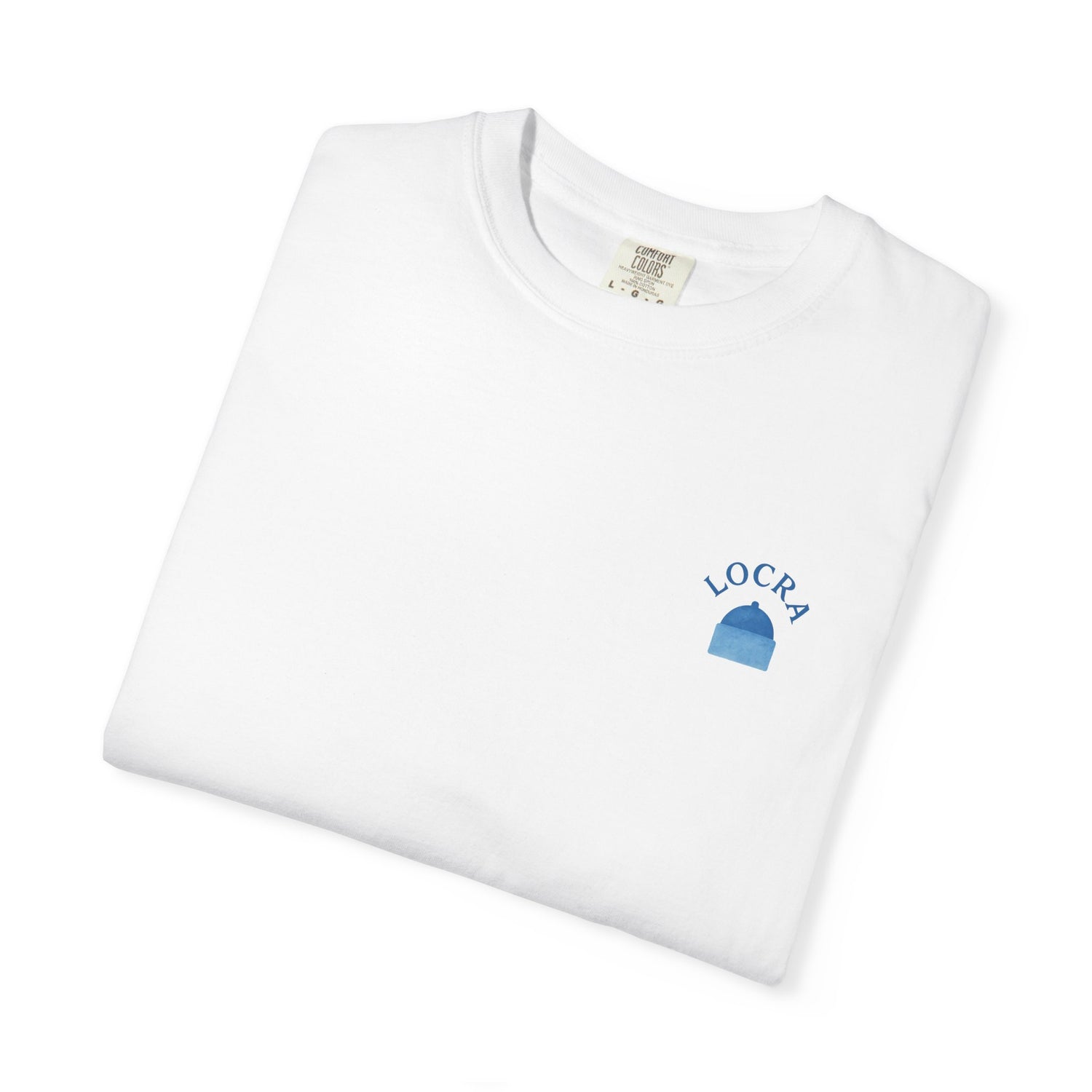 T-Shirt Santorini Greece for Locra Unisex Garment-Dyed