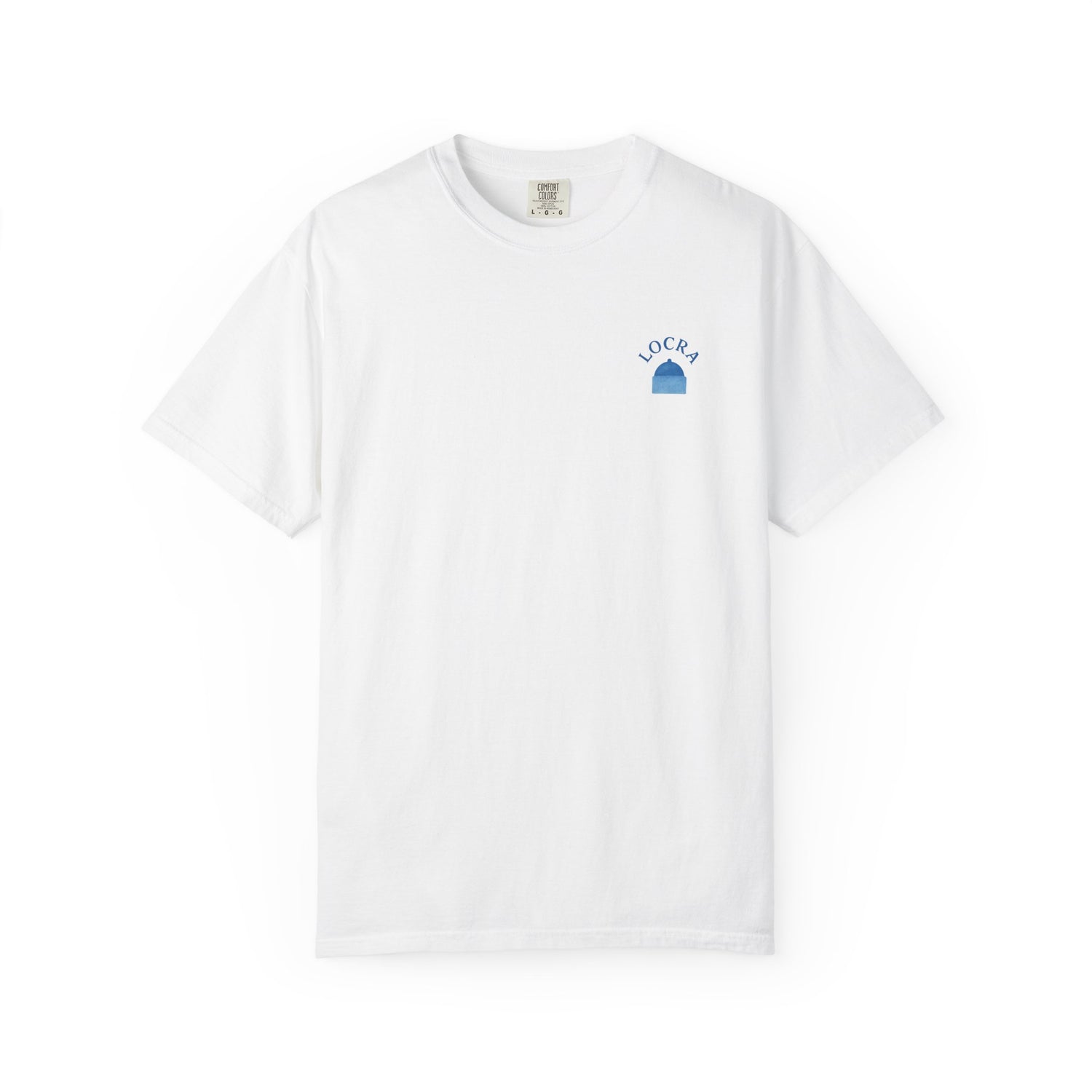 T-Shirt Santorini Greece for Locra Unisex Garment-Dyed